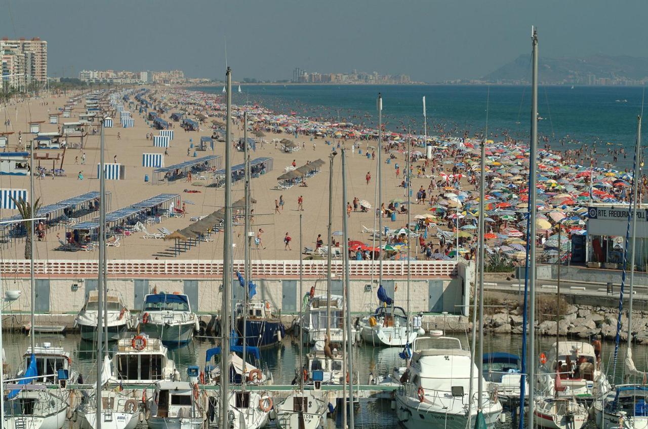 Aigua Blava Primera Linea - Alquiler Solo Familias Playa de Gandia Ngoại thất bức ảnh